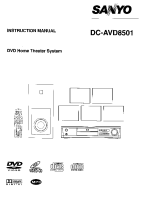 Sanyo DC-AVD8501 - Owners Manual 